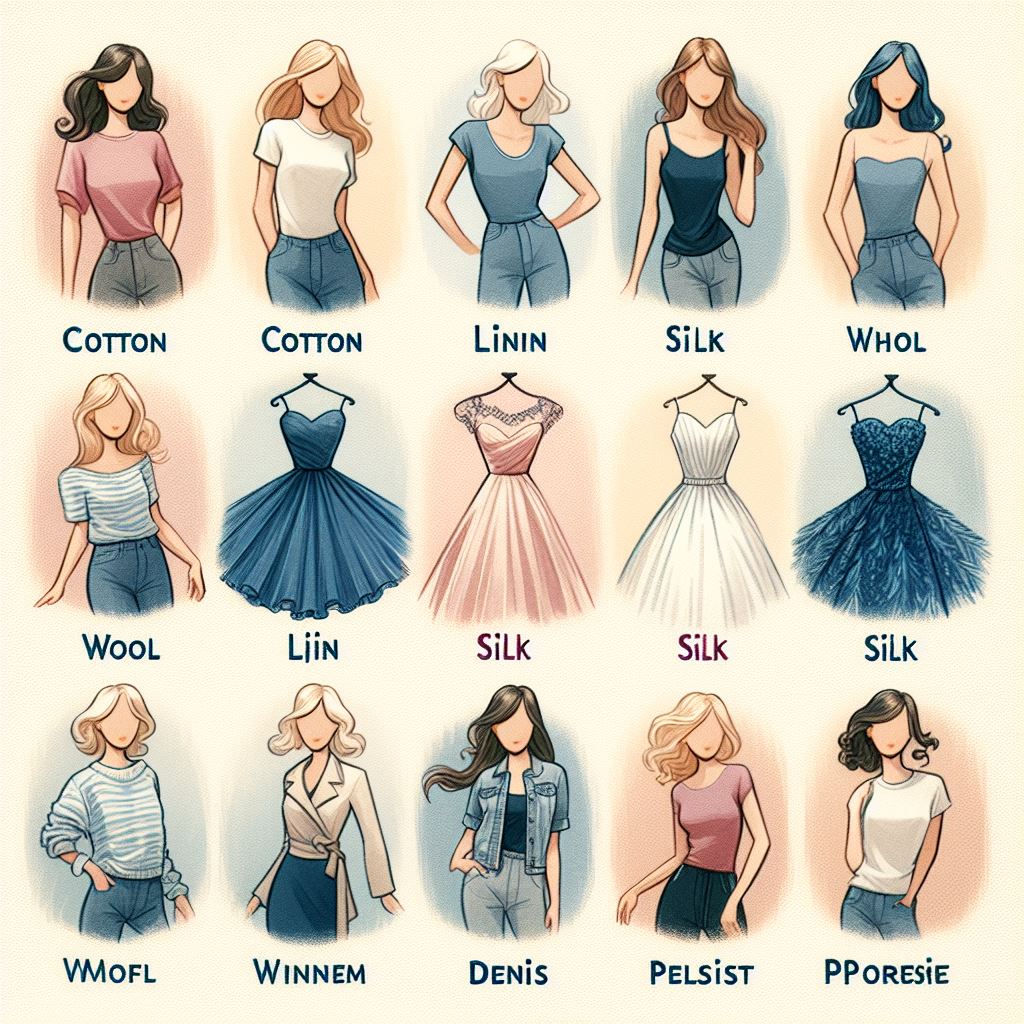 Как выбрать ткань для различных типов одежды изображение